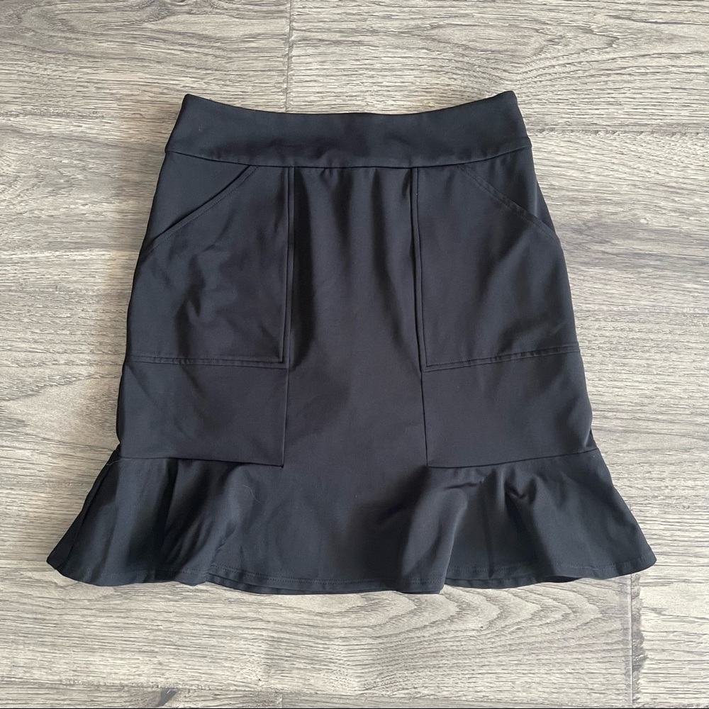 Kevan Hall Black Flippy Golf Tennis Skort Size S